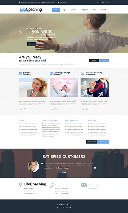 Life Coach WordPress Theme