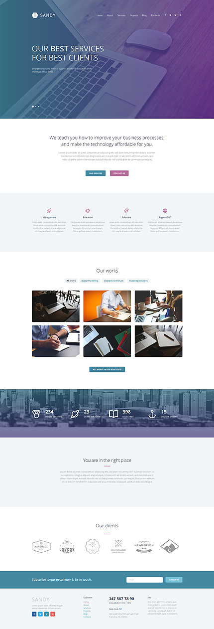 Web Design Responsive WordPress Theme