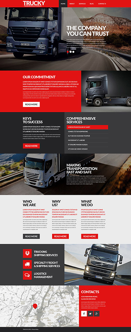 Logistics WP Theme