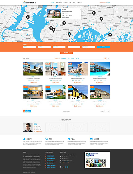 Real Estate WordPress Template