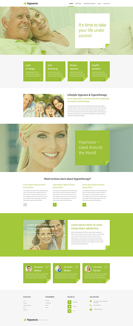 Hypnotherapy WordPress Template