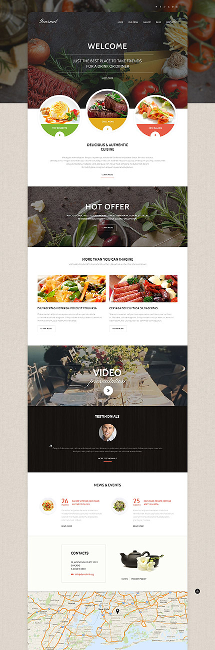 Cafe WordPress Theme